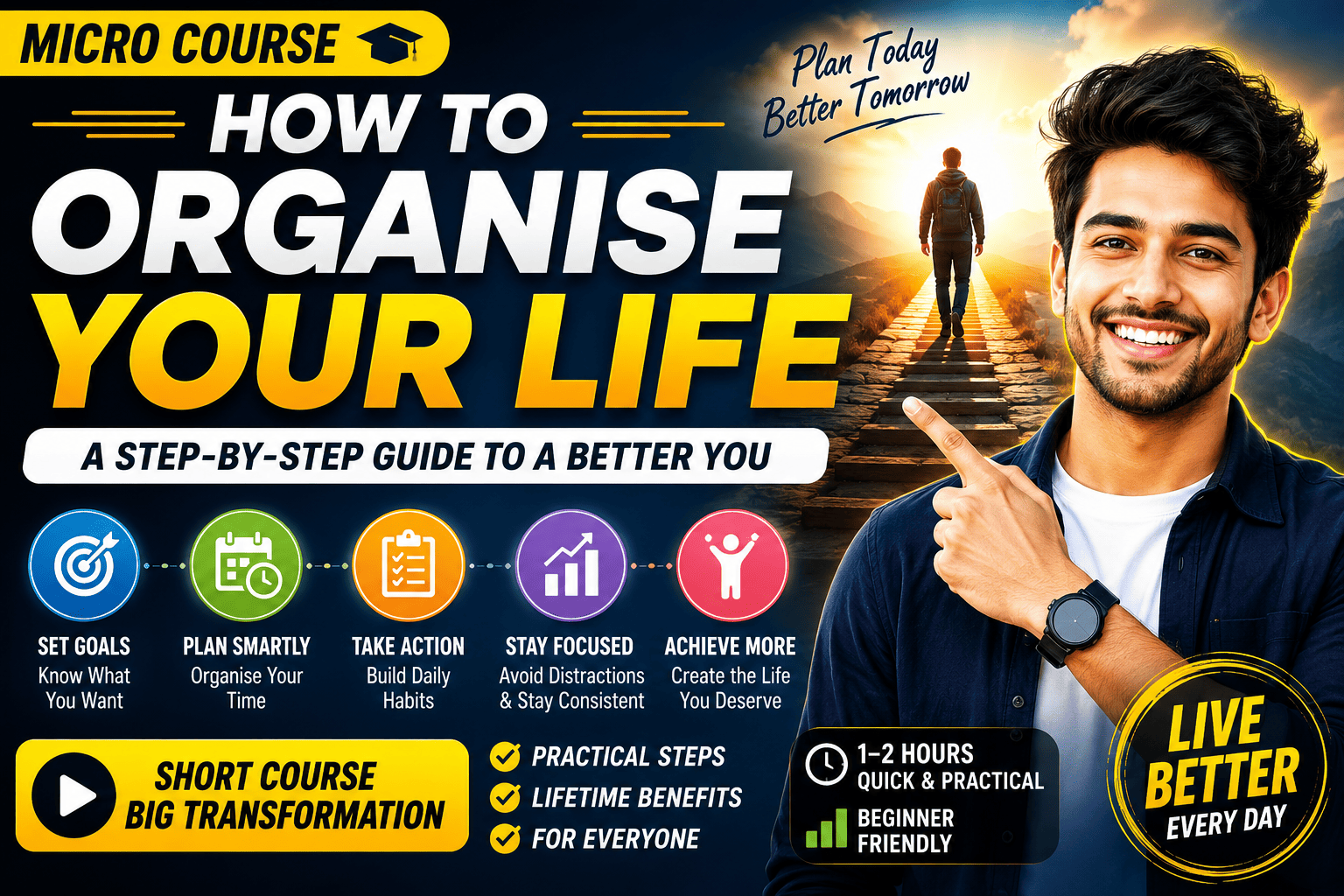 How to Organise life Guide Course